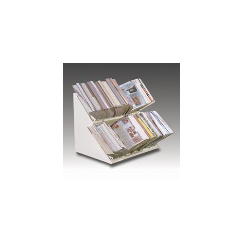 Master products Double-Deck Countertop Catalog Rack - MATDD36G ...