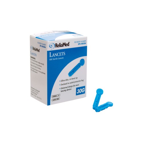 ReliaMed Universal Lancet 30G (100 count) ZPL10030A